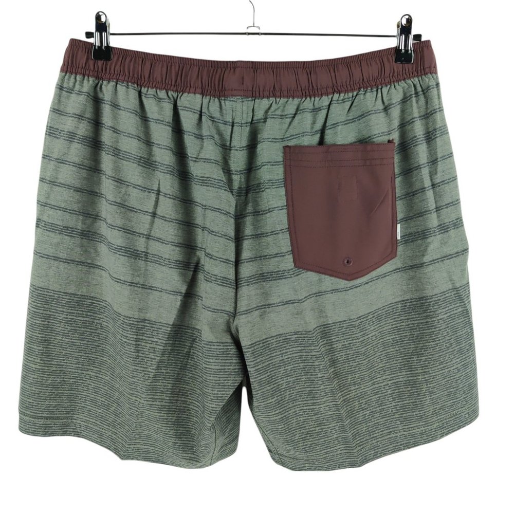 NWT Vuori Grey Varied Stripe Kore Shorts 2XL - Picture 3 of 3